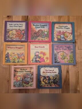 8 Vintage (1980's) Fraggle Rock weekly readers
